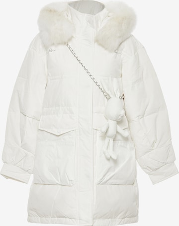 MYMO Χειμερινό μπουφάν σε λευκό: μπροστά