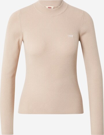 LEVI'S ® Πουλόβερ 'Crew Rib Sweater' σε μπεζ: μπροστά