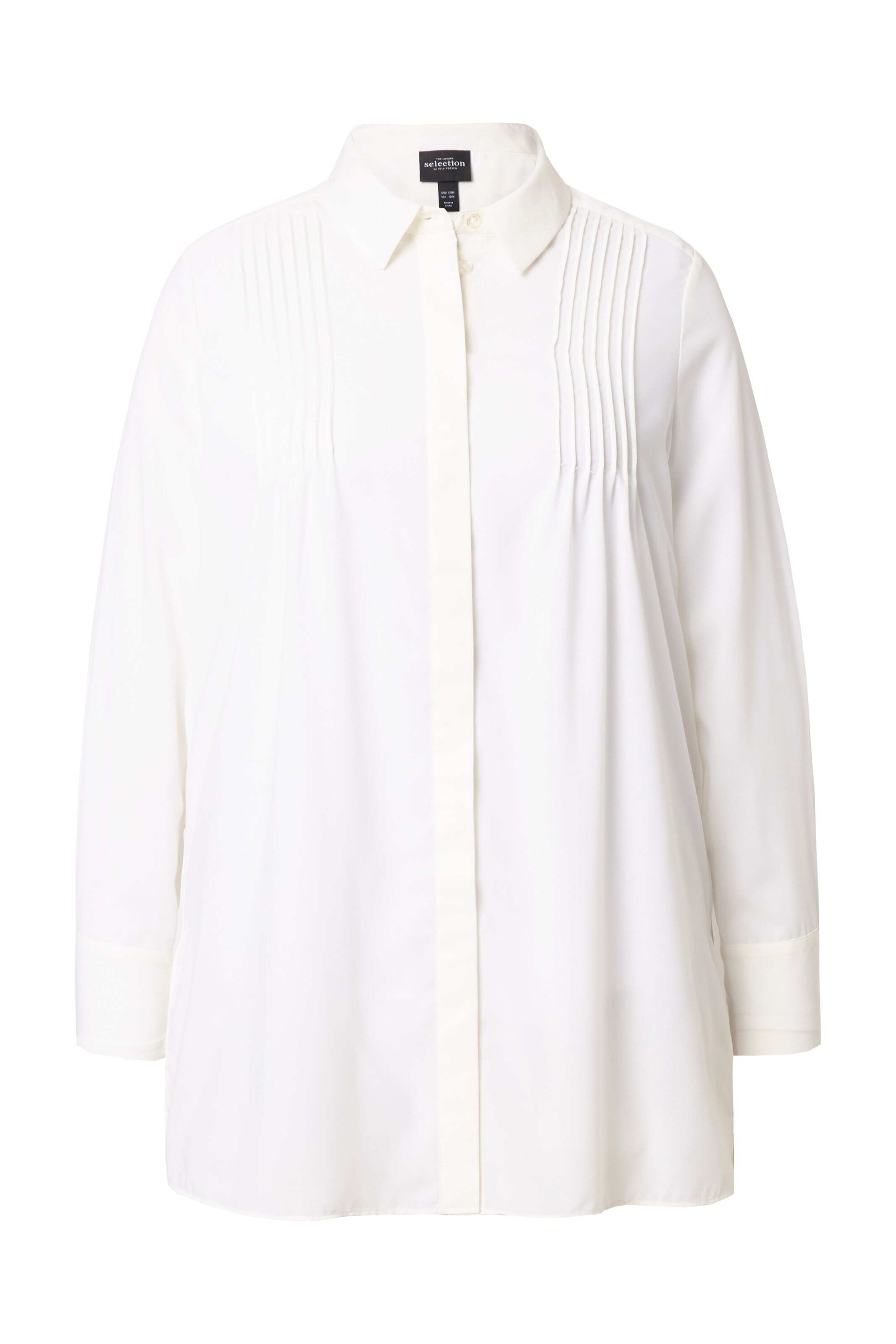 Ulla Popken Bluse in Weiß: Vorderseite