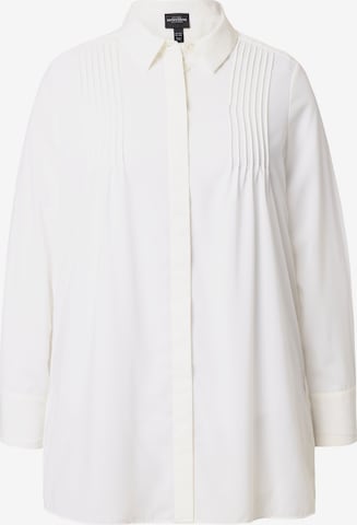 Ulla Popken Bluse in Weiß: Vorderseite