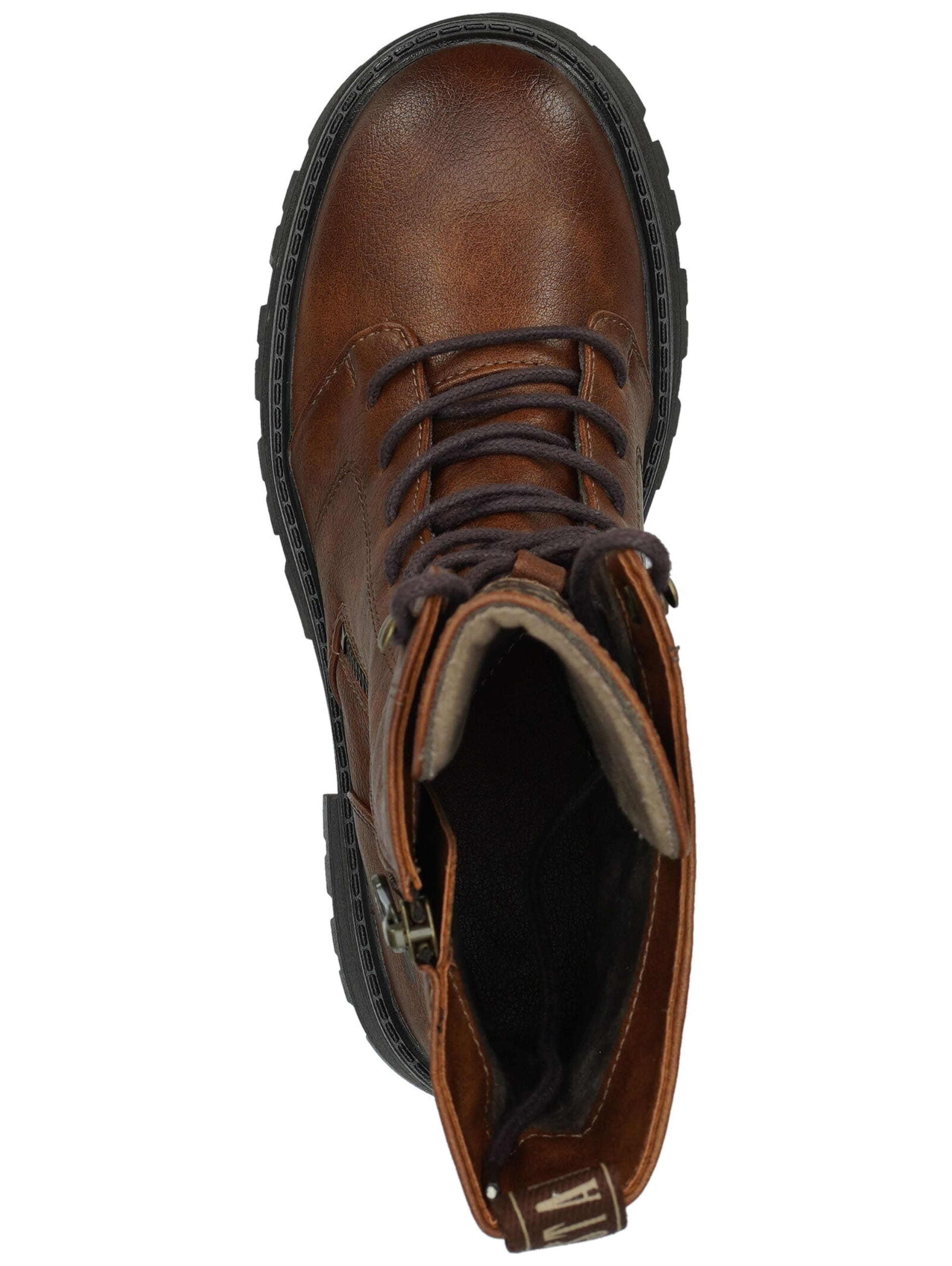 Bottines à lacets MUSTANG en marron