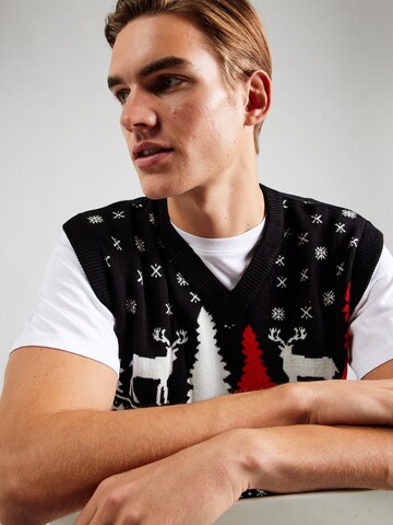 Denim Project Slipover 'Xmas Deer' in Black