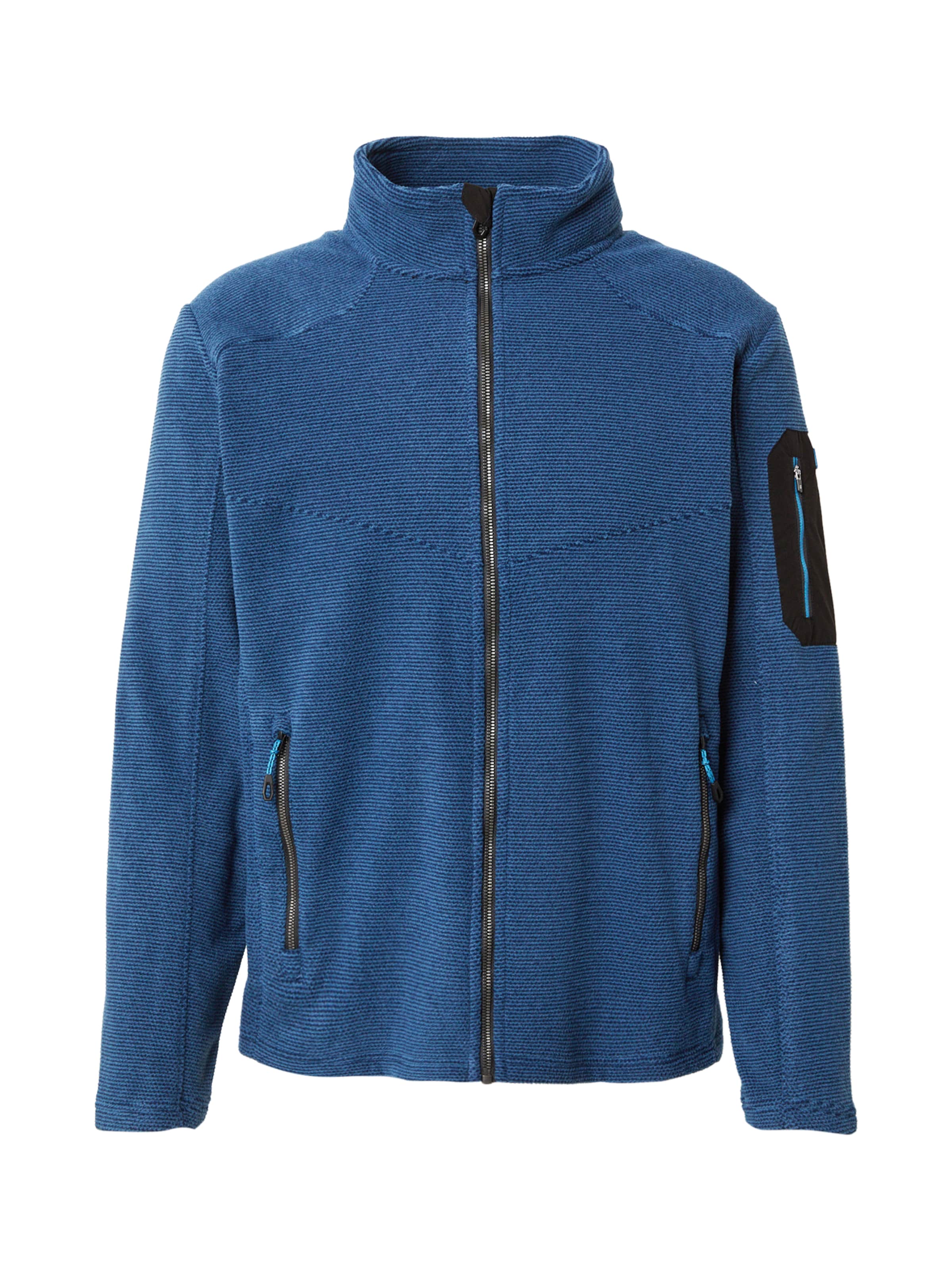KILLTEC - Chaqueta polar funcional 'KOW 90' en azul: frente
