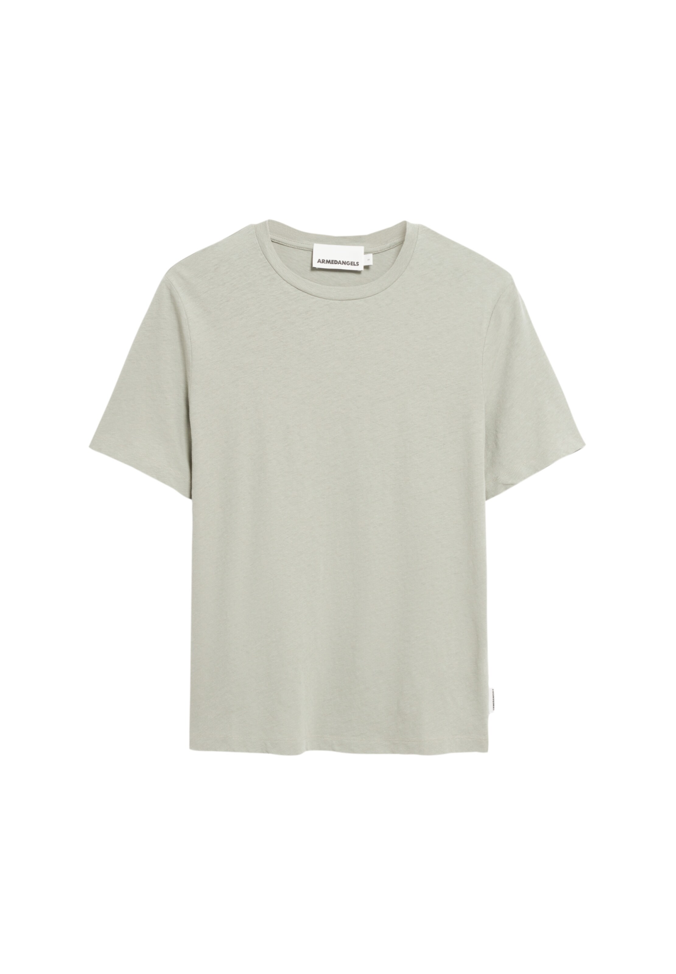 T-shirt ARMEDANGELS en vert : devant