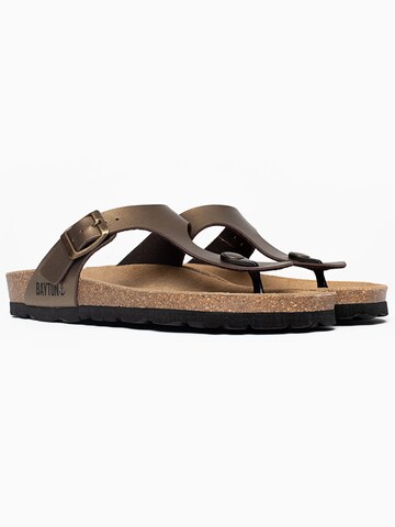 Bayton T-bar sandals 'Mercure' in Brown