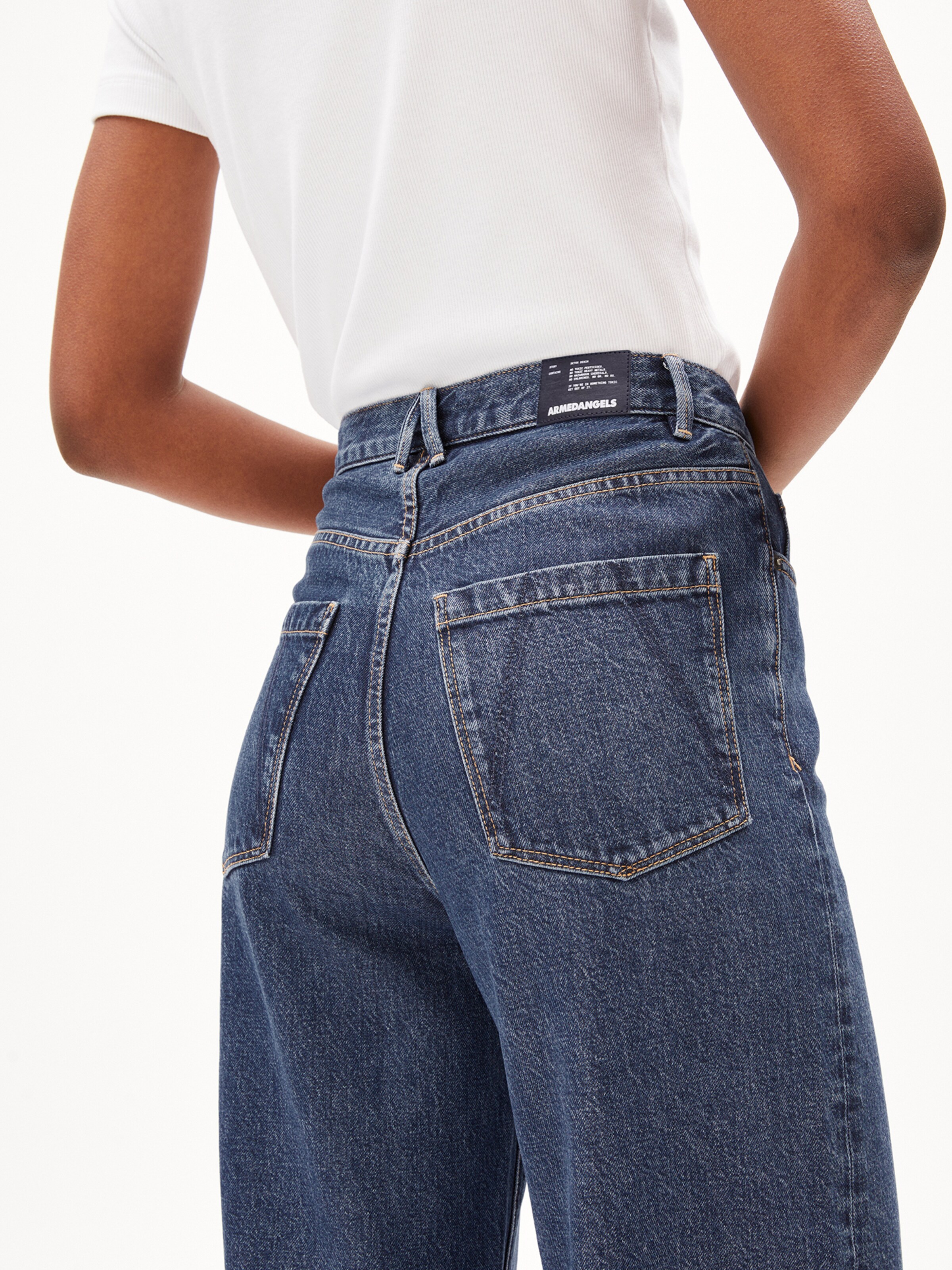 ARMEDANGELS Wide Leg Jeans ENIJAA FLOW in Blau: Vorderseite