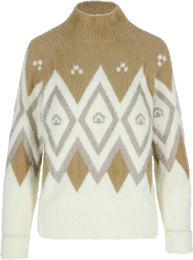 Megztinis iš LolaLiza, spalva – kupranugario / balta, Prekių apžvalga