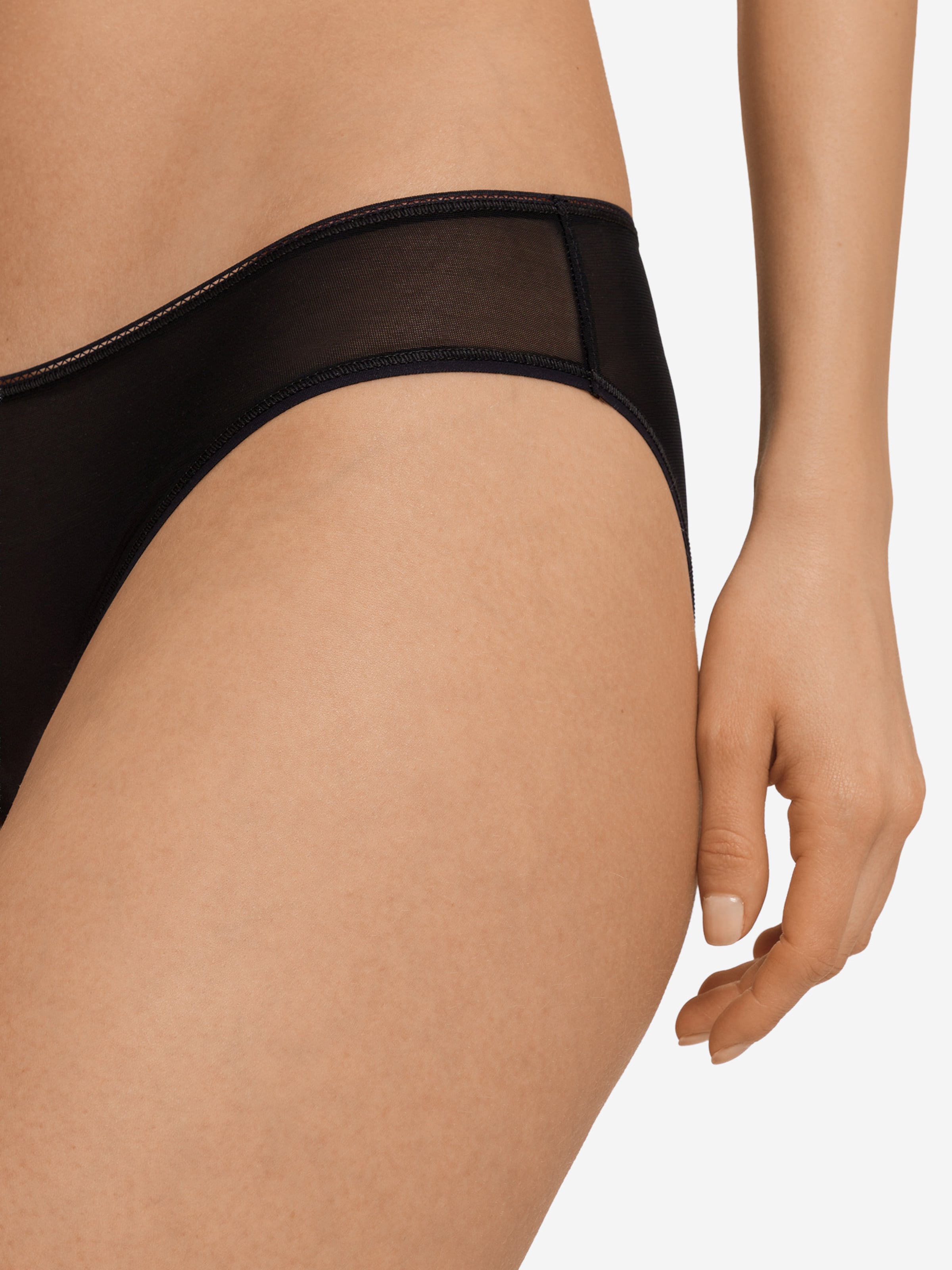 Slip ' Smooth Illusion ' Hanro en noir