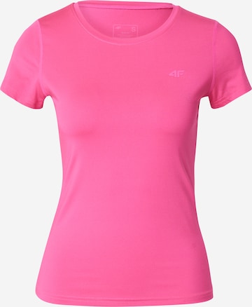 4F Функционална тениска в розово: отпред
