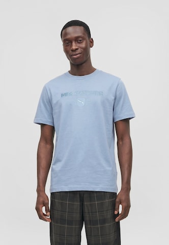 PUMA Тениска 'CLASS' в синьо: отпред