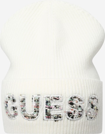 Bonnet GUESS en blanc