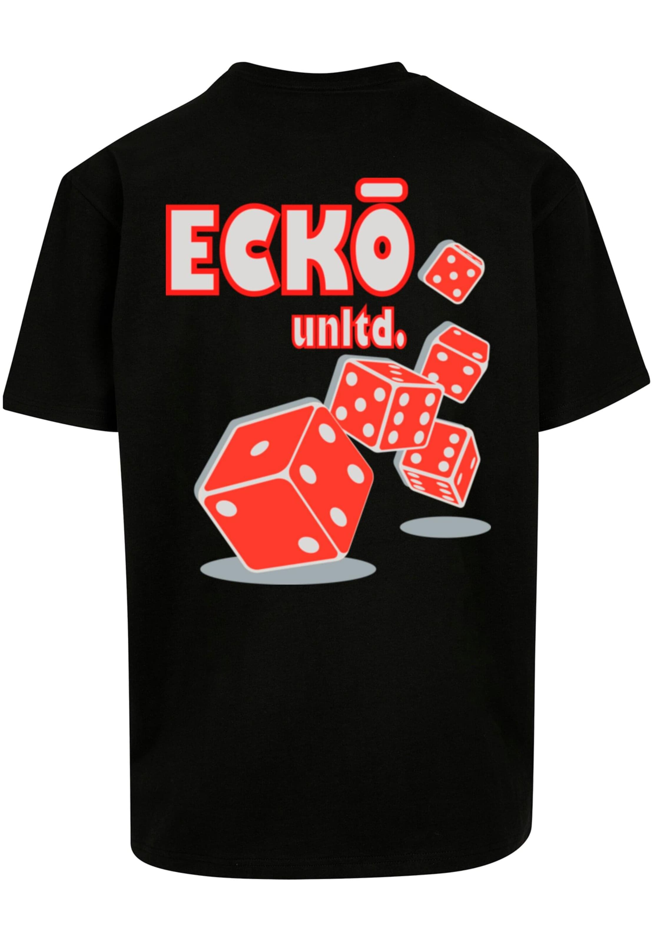 Maglietta 'Dices' di Ecko Unlimited in nero