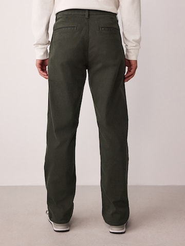 Next Regular Chino 'Motionflex' in Groen