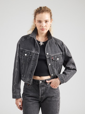 LEVI'S ® Φθινοπωρινό και ανοιξιάτικο μπουφάν 'SHRUNKEN 90S' σε μαύρο: μπροστά