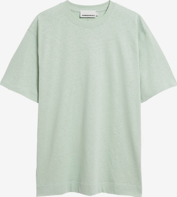 ARMEDANGELS T-Shirt MAARKOS LINEN in Grün: Vorderseite
