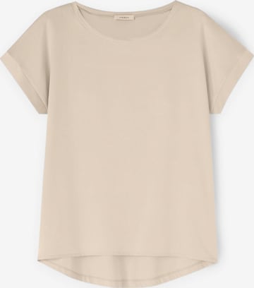 MOTIVI Top in Beige: voorkant