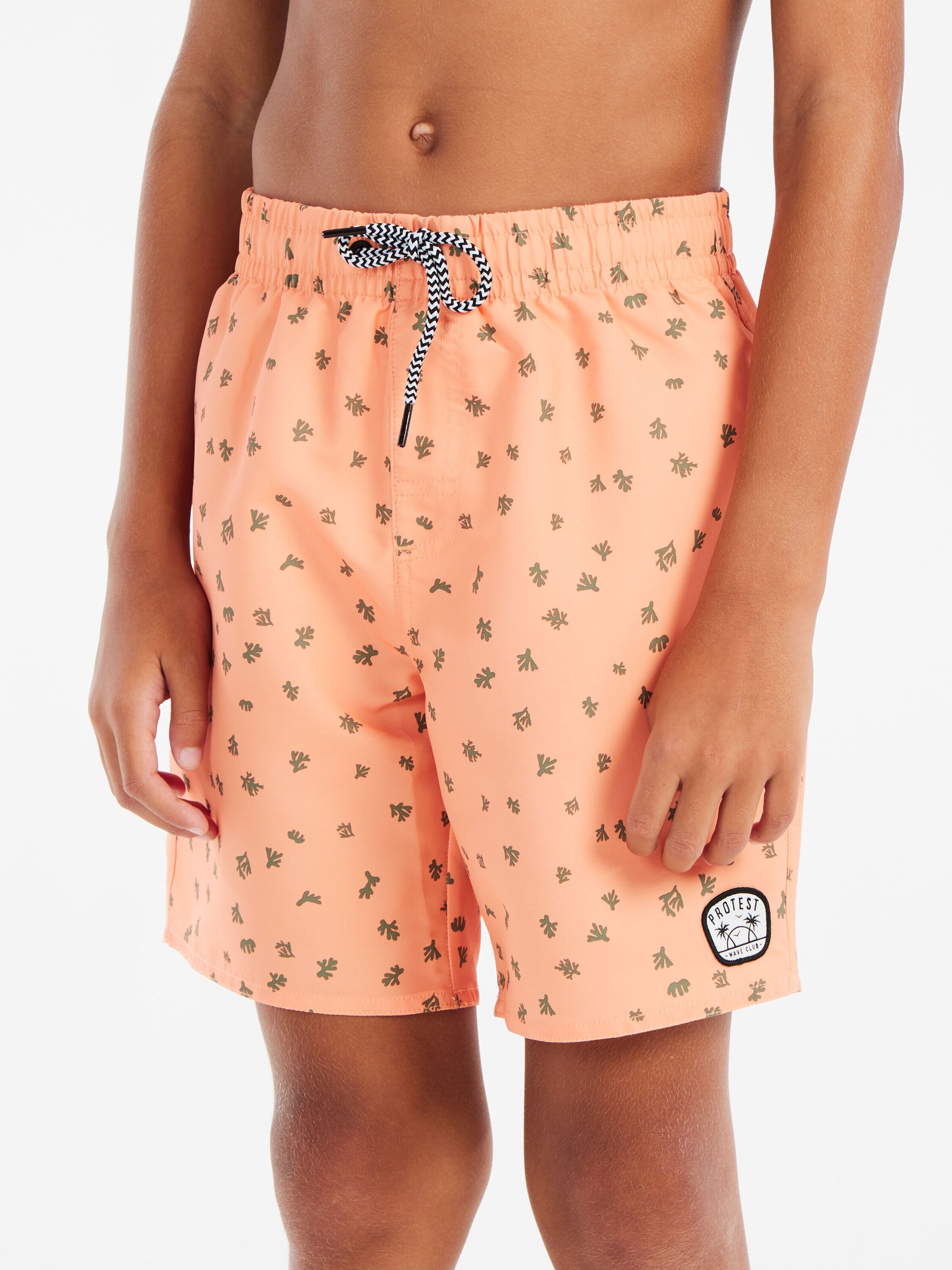 PROTEST Badeshorts 'PRTTyson JR'‌‌‌‌‌‌‌‌‌ in Orange: Vorderseite