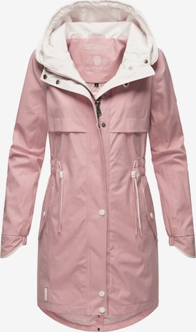 NAVAHOO Raincoat 'Xankaa' in Pink: front