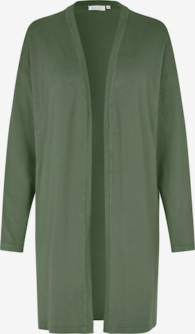 Masai Knit Cardigan 'Lon' in Green: front