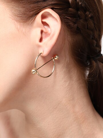 Boucles d'oreilles ' Kusuma ' SOHI en or : devant