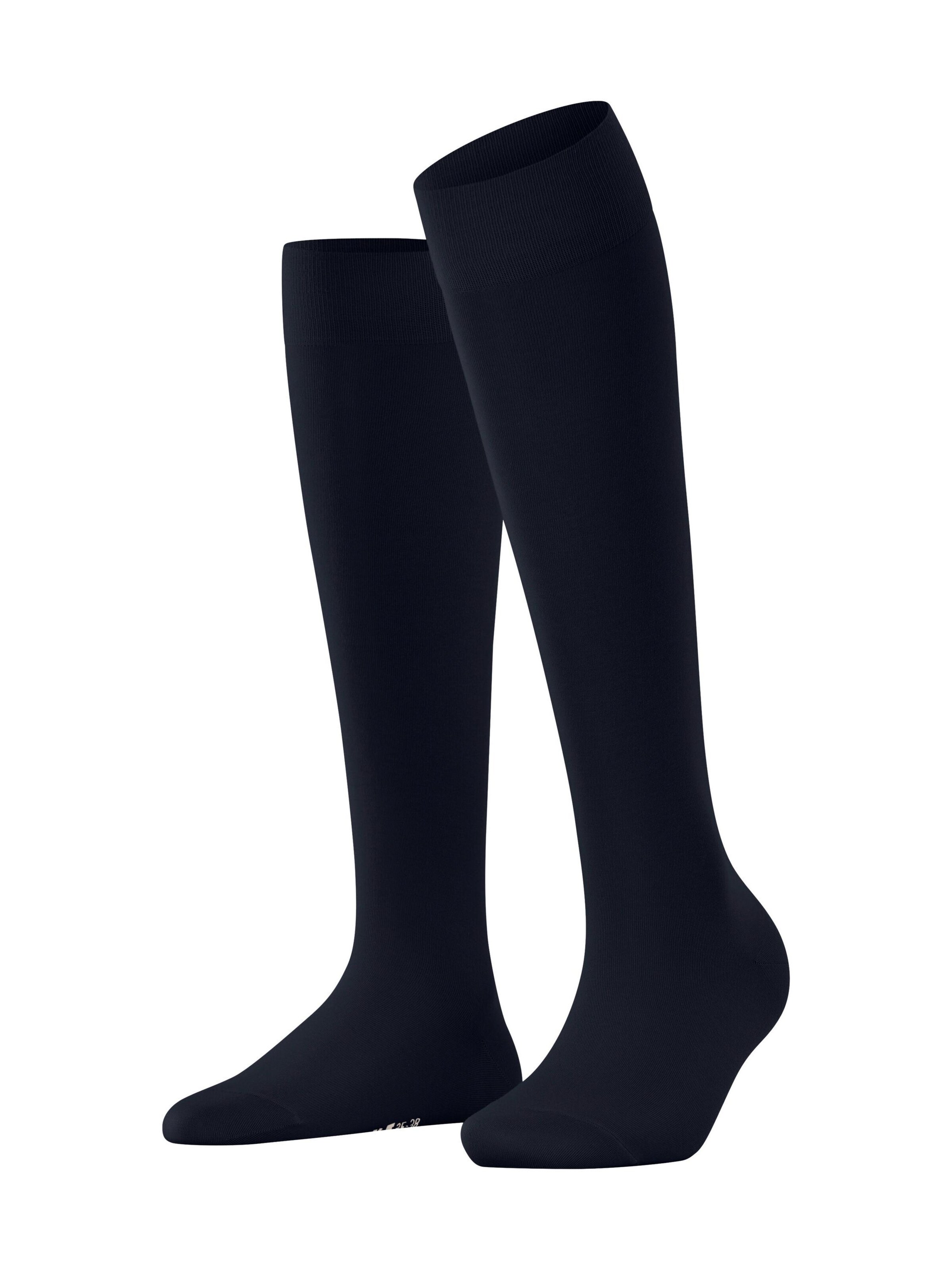 FALKE Knee High Socks 'Cotton Touch' in Blue