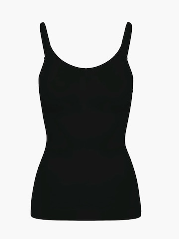 cfab (formerly creamy fabrics) Shapingtopp 'Shaping Cami' i svart: framsida