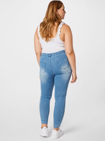Missguided Plus Skinny Jeans 'ANARCHY' in Blauw