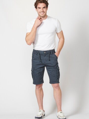 Regular Pantalon cargo KOROSHI en bleu