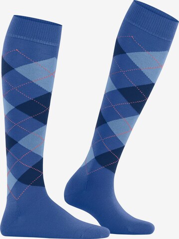 BURLINGTON Overknee Strümpfe 'Marylebone' in Blau: Vorderseite