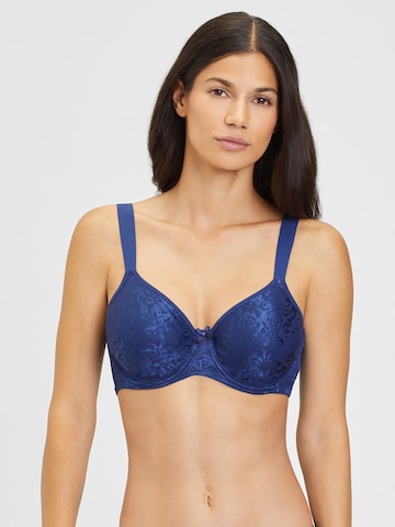 NUANCE T-shirt Bra in Blue: front