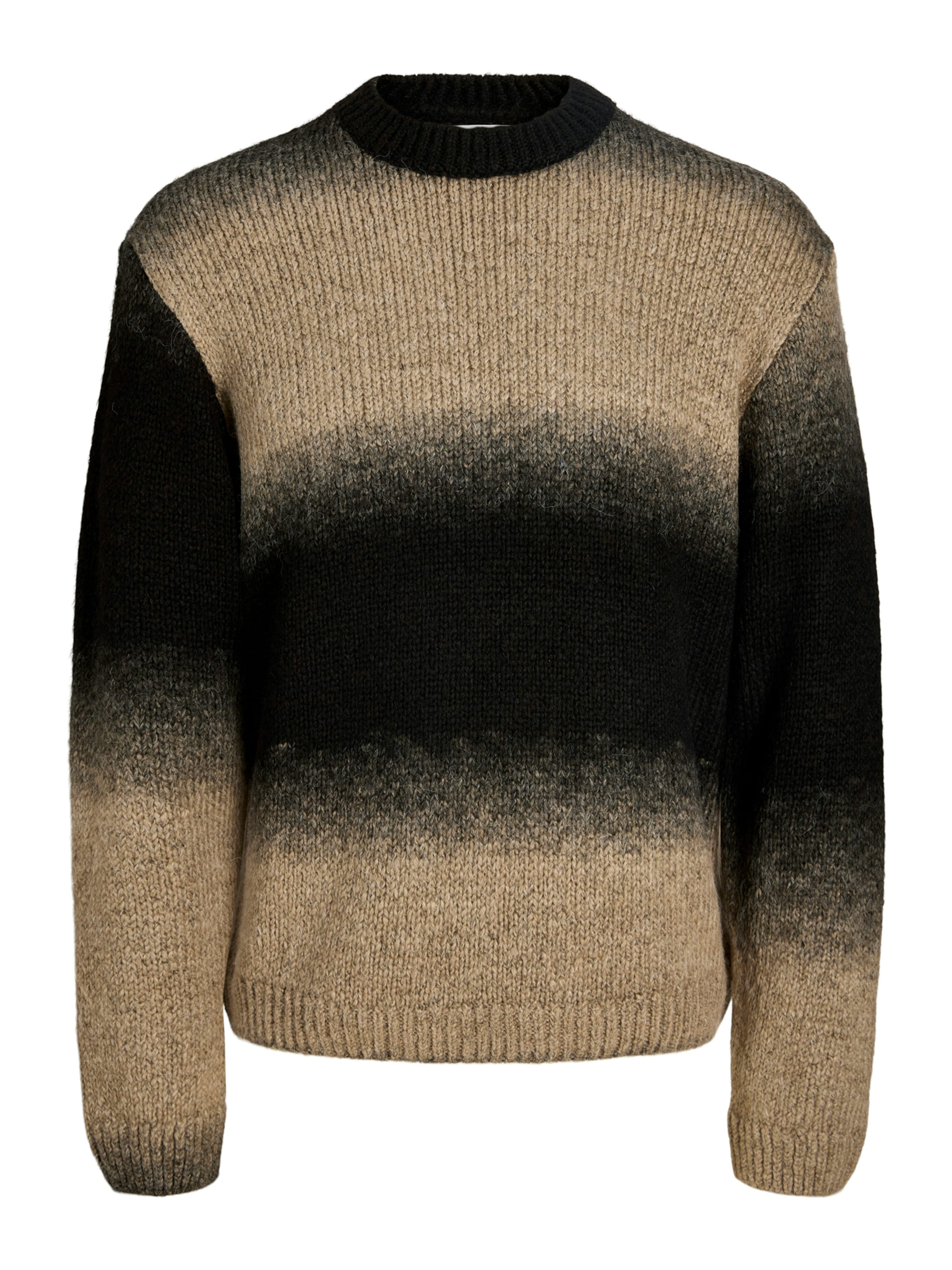 Jack &amp; Jones Plus Свитер &#x27;JCOFADE&#x27; в Коричневый: спереди