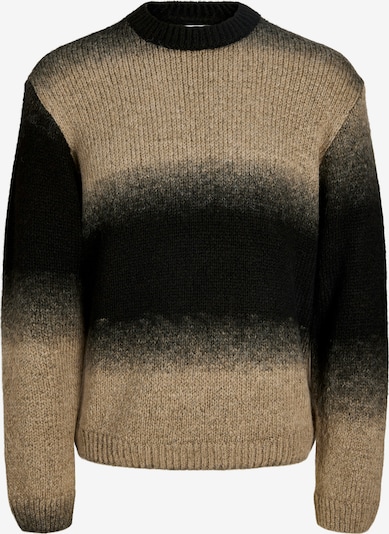Megztinis 'JCOFADE' iš Jack & Jones Plus, spalva – smėlio spalva / kapučino spalva / pilka / juoda, Prekių apžvalga