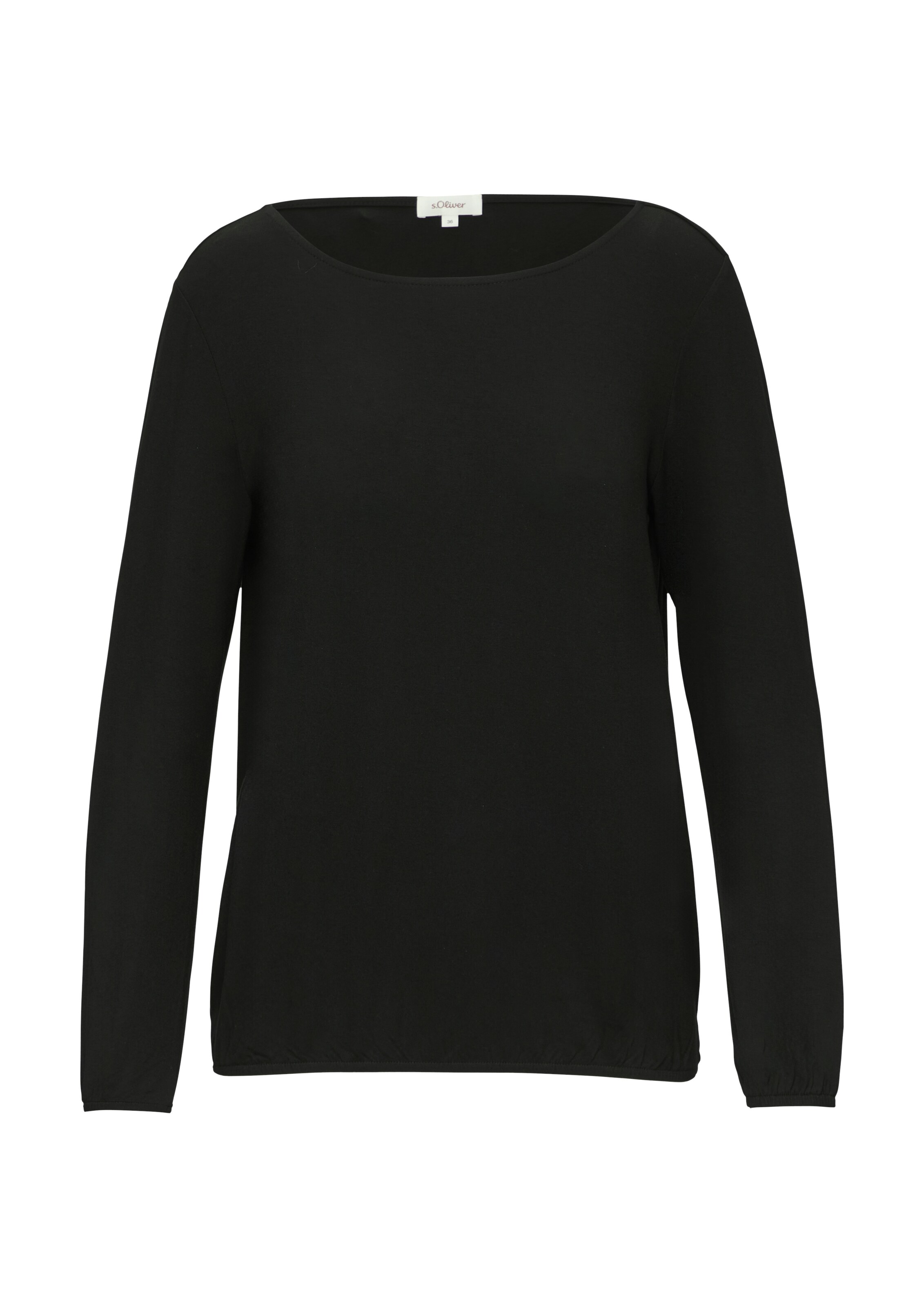 T-shirt s.Oliver en noir : devant