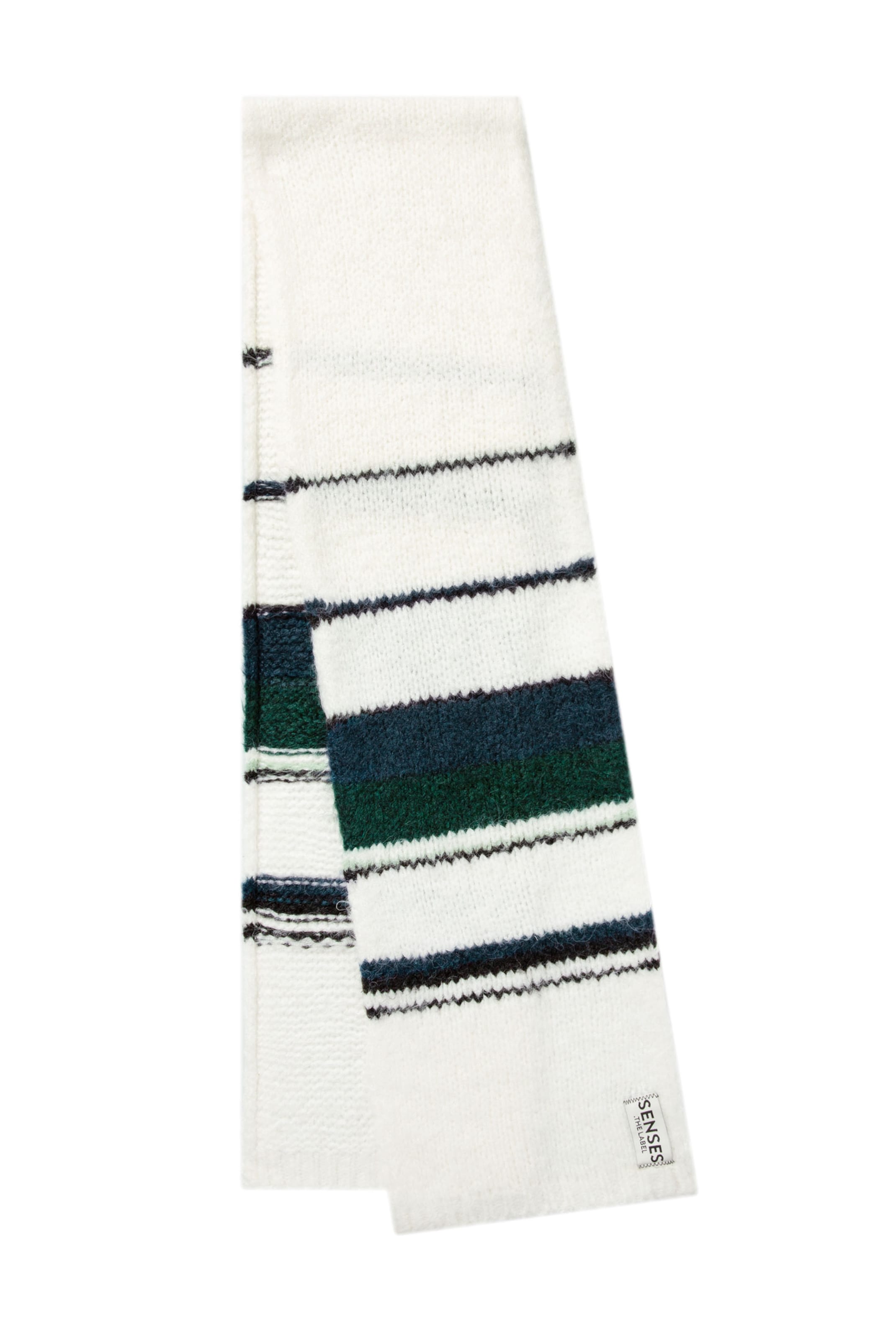 SENSES.THE LABEL Scarf in White: front