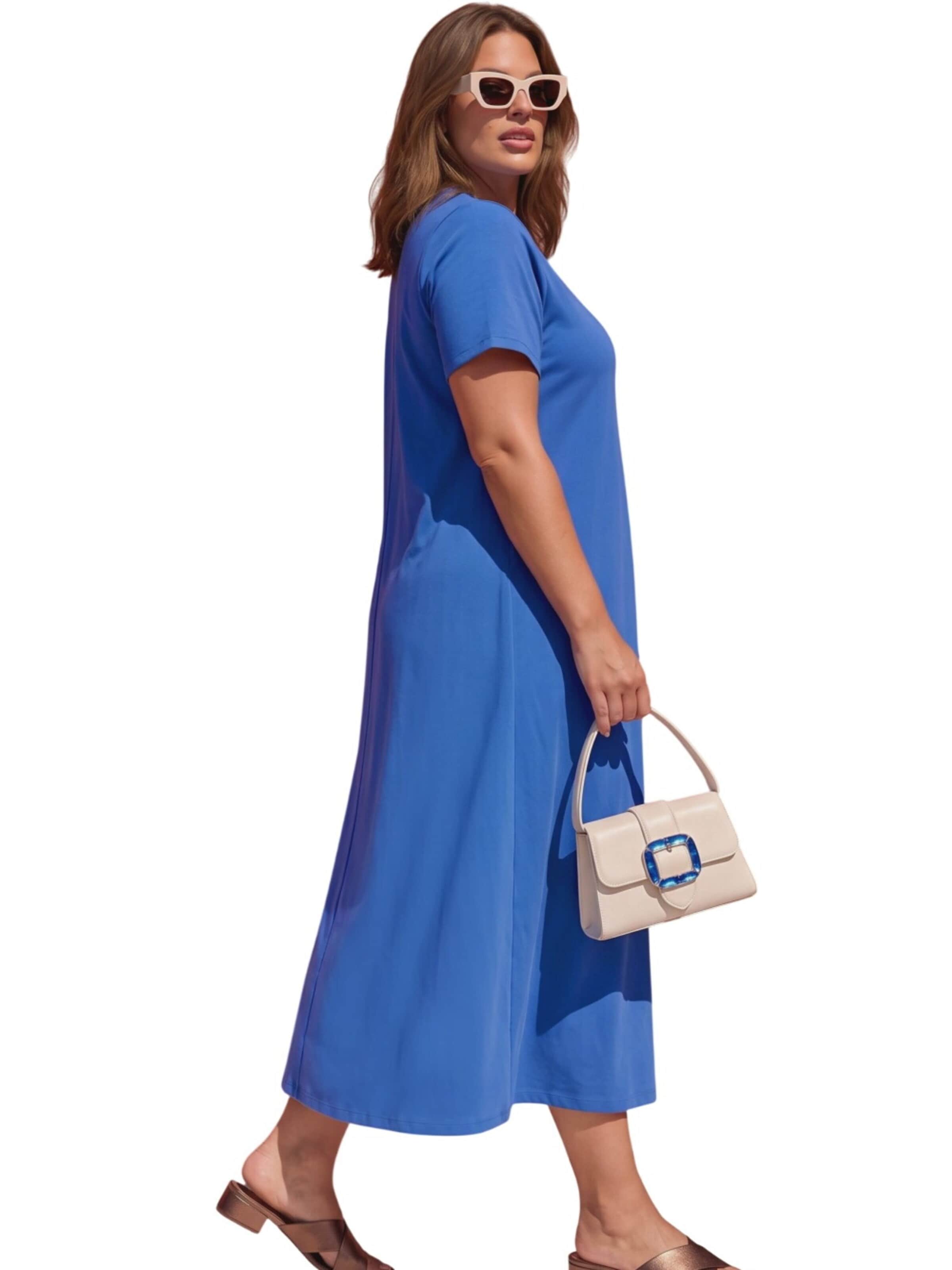 Shape Of You Dress in Blue