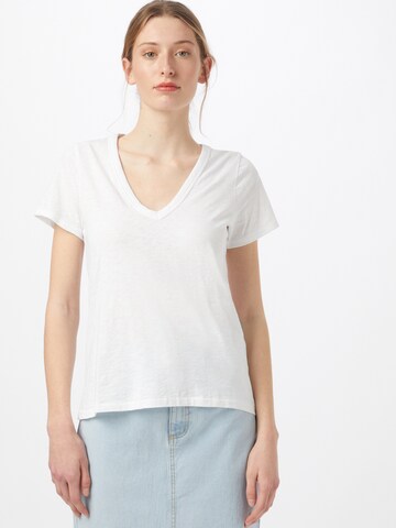 rag & bone Shirt 'The Slub V' in White: front
