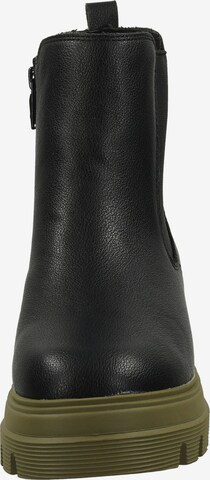 TOM TAILOR Ankle Boots in Black