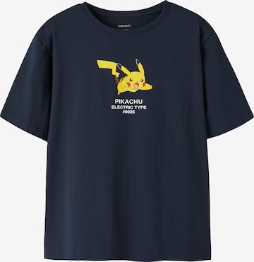 NAME IT Paita 'NKMJYK POKEMON' värissä sininen: etupuoli