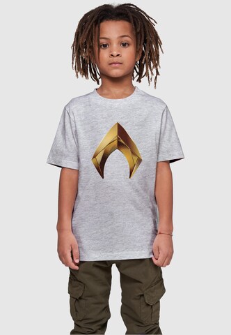 ABSOLUTE CULT Shirt 'Aquaman' in Grijs: voorkant