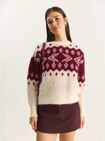 Pull-over 'Pullover' Bianco Lucci en rouge