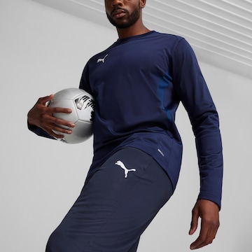 PUMA Slimfit Sporthose 'TeamGoal' in Blau