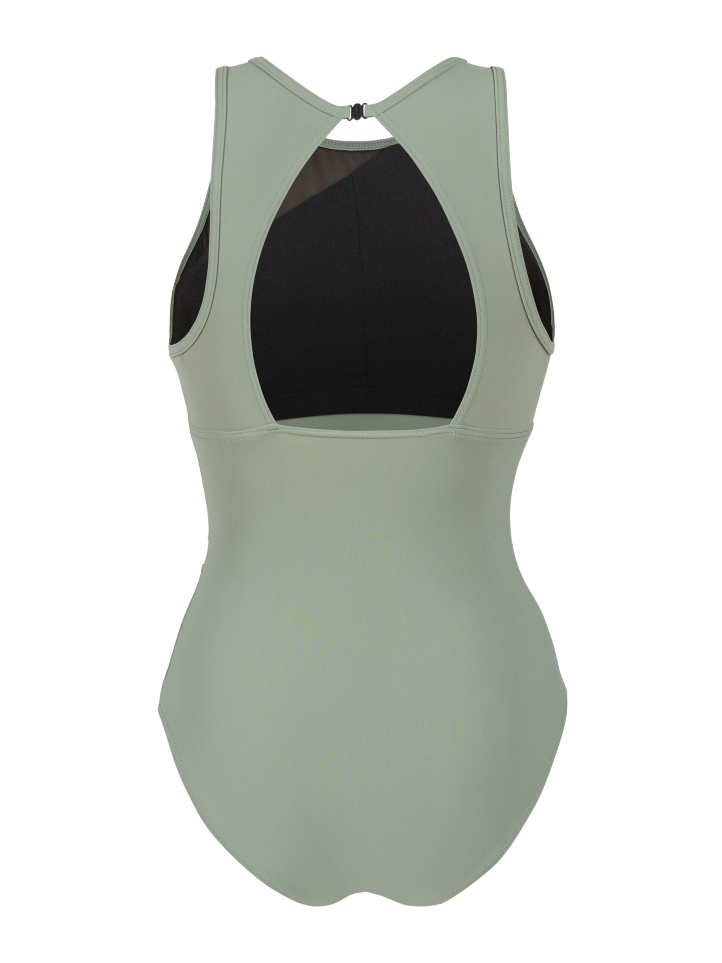 ARENA Bustier Badpak 'Mesh Vent Back Angle' in Groen