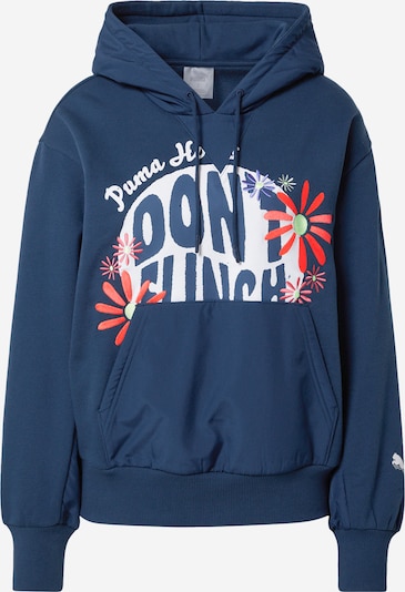 PUMA Sportsweatshirt in navy / mischfarben, Produktansicht