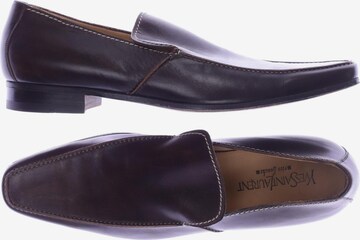 YVES SAINT LAURENT Flats & Loafers in 43 in Brown: front