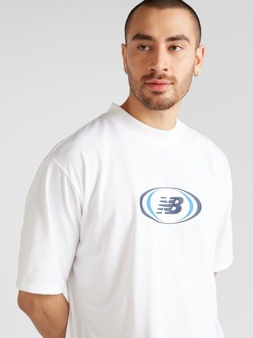new balance T-Shirt in Weiß