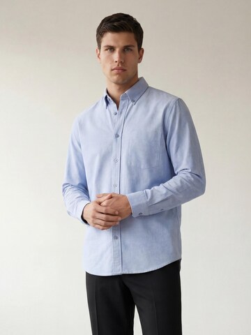 ARMIE Regular fit Overhemd in Blauw: voorkant