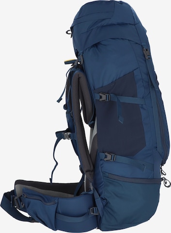 JACK WOLFSKIN Sports Backpack 'Highland Trail 55' in Blue