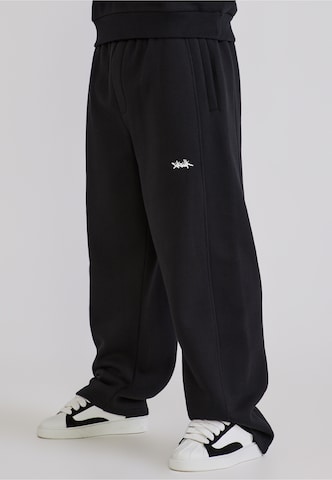 SikSilk Wide leg Broek 'Essentials' in Zwart