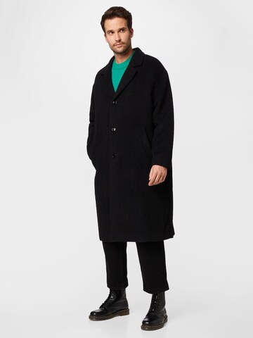 WEEKDAY Between-seasons coat 'Albin' in Black: front