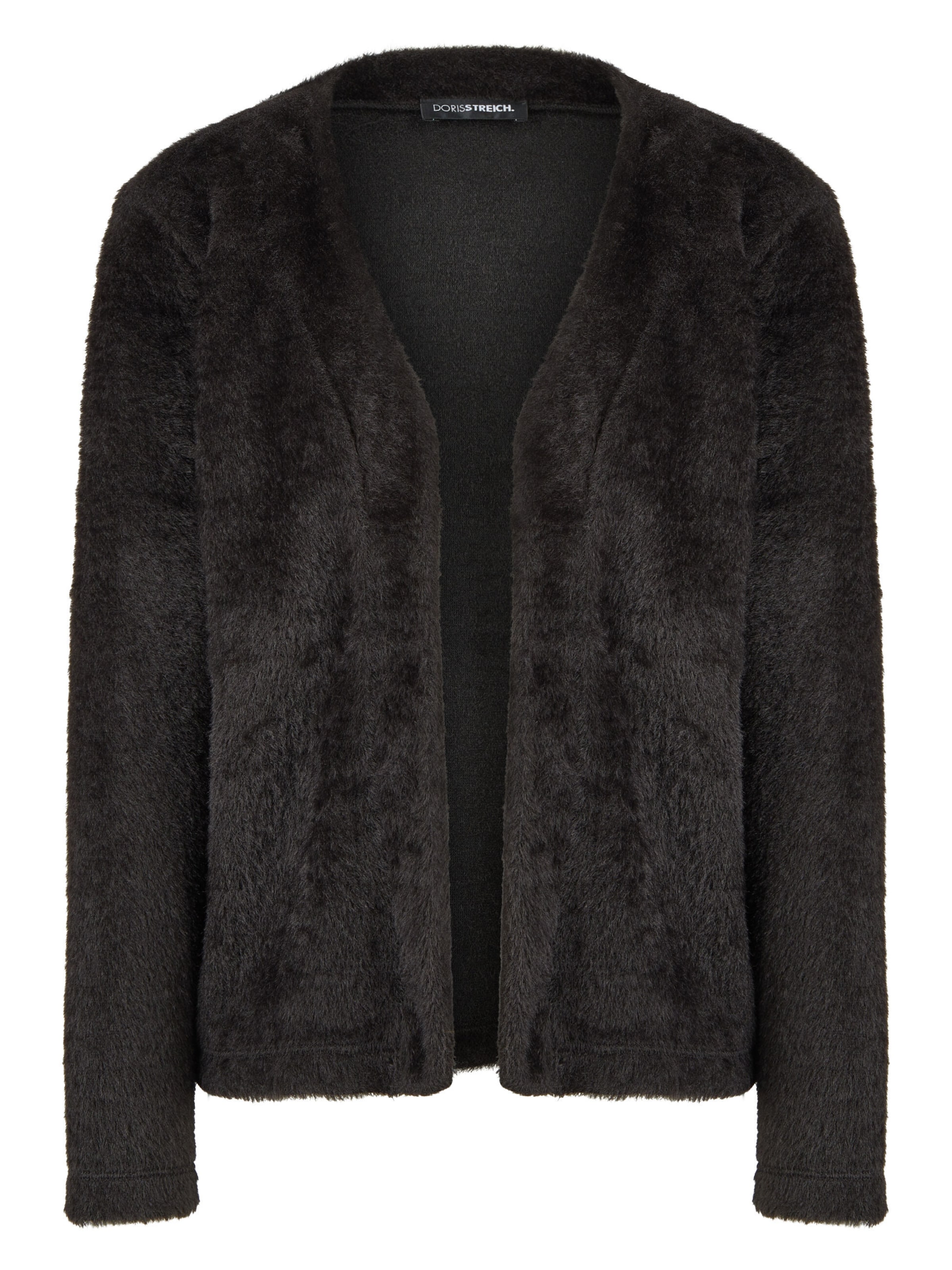 Cardigan Doris Streich en noir : devant
